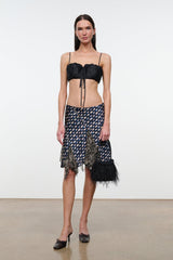 SADE SILK TOP | BLACK