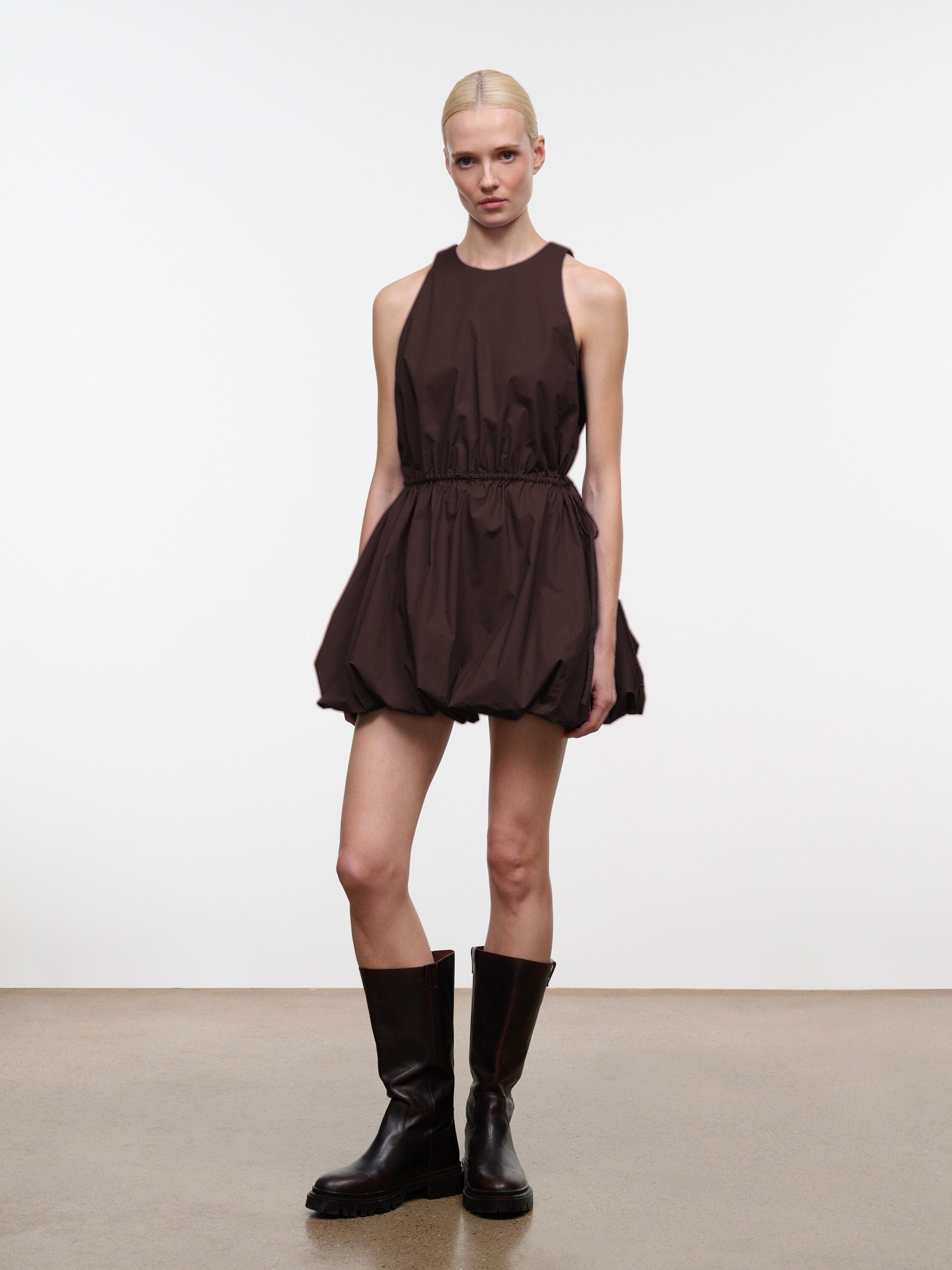 MOLLY MINI DRESS | EARTH