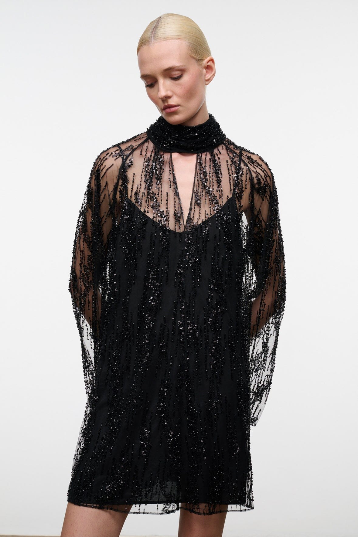 ESTHER MINI DRESS | BLACK