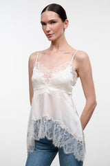 LINA SILK TOP | IVORY