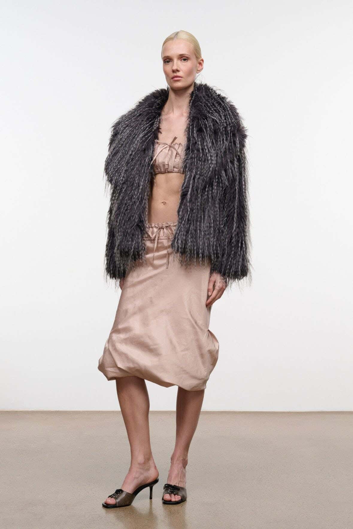SOPRANO FUR JACKET | PORCUPINE QUILL