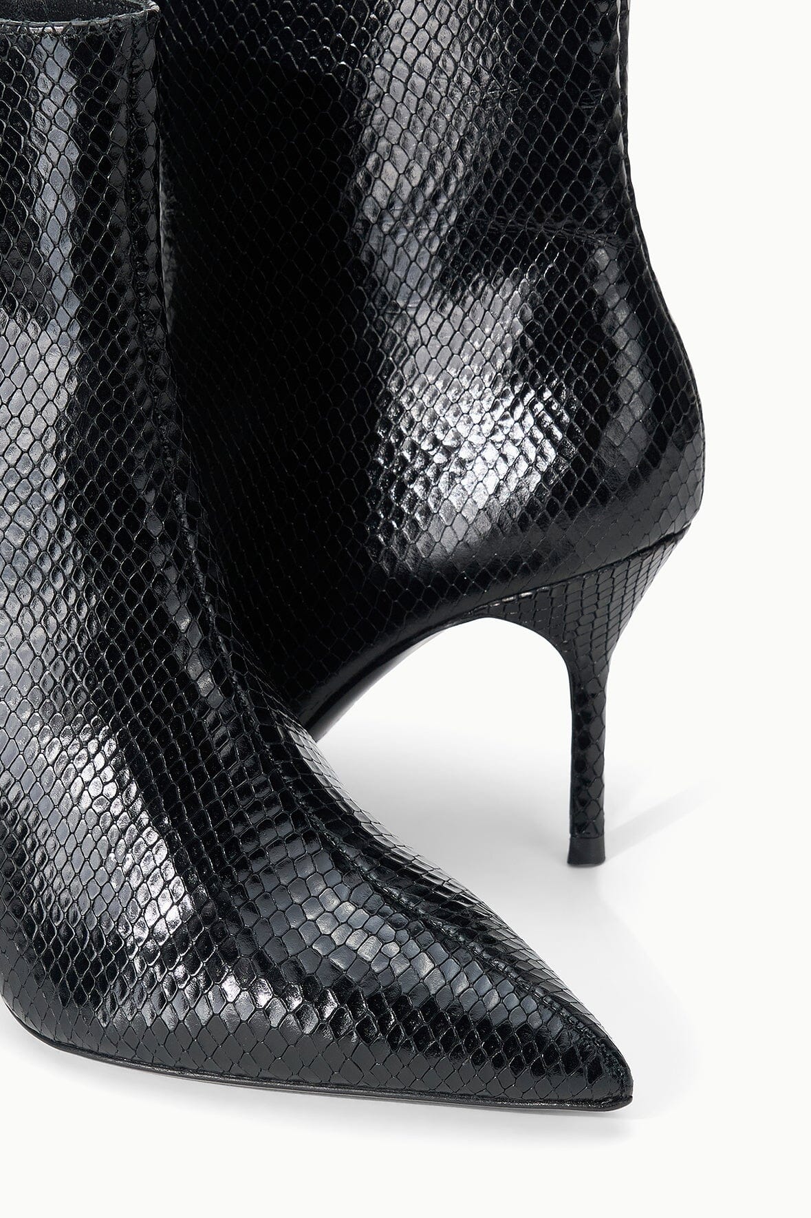 SEBASTIAN ANKLE BOOT | BLACK SNAKE