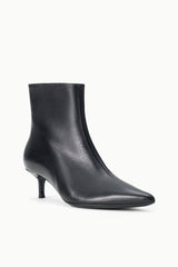 SEBASTIAN ANKLE KITTEN HEEL BOOT | BLACK