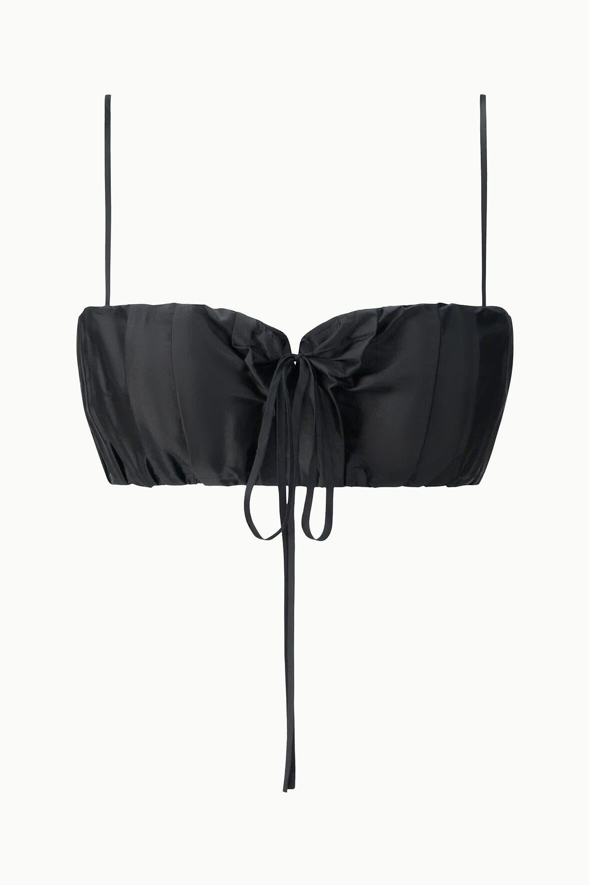 SADE SILK TOP | BLACK